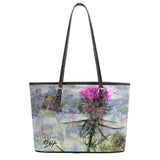 Scottish thistle tote bag